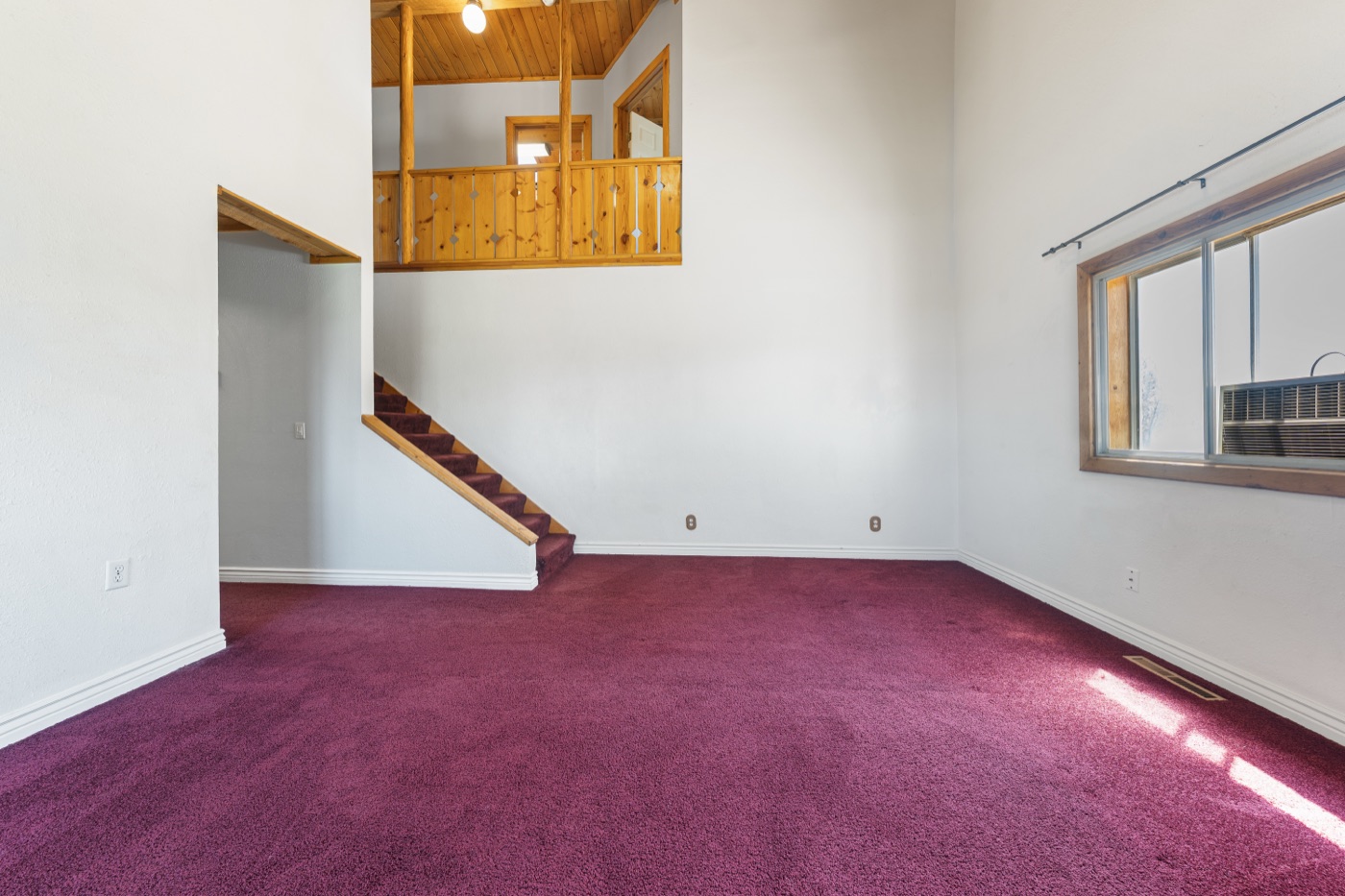 Loft balcony overlooking the great room